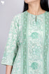 Cambric Cotton Kurta In Floral Print