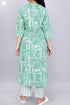 Cambric Cotton Kurta In Paisley Print