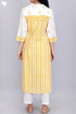 Cambric Cotton Kurta In Floral Block Print