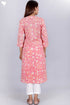 Cambric Cotton Kurta In Floral Print