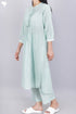 Cambric Cotton Pintuck Kurta In Floral Print