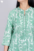 Cambric Cotton Top In Paisley Print