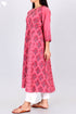 Khaadi Cotton Paneled Kurta With Floral Block Print