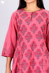 Khaadi Cotton Paneled Kurta With Floral Block Print