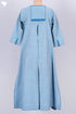 Khaadi Cotton Kurta In Blue Graphic Block Prints