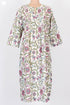 Cambric Cotton Kurta With Pintucks In Floral Print