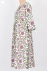 Cambric Cotton Kurta With Pintucks In Floral Print