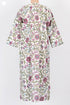 Cambric Cotton Kurta With Pintucks In Floral Print