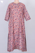 Mulmul Cotton Midi Dress In Paisley Block Print