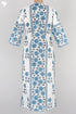 Cambric Cotton Kurta In Floral Block Print