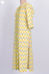 Cambric Cotton Kurta In Floral Block Print