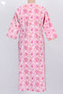 Cambric Cotton Kurta In Floral Block Print