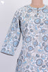 Cambric Cotton Kurta In Floral Print
