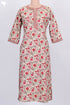 Cambric Cotton Kurta In Floral Print