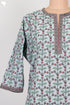 Cambric Cotton Kurta In Floral Print
