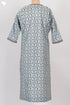 Cambric Cotton Kurta In Floral Print