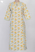 Cambric Cotton Kurta In Floral Print