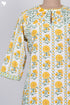 Cambric Cotton Kurta In Floral Print