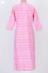 Cambric Cotton Kurta In Graphic Block Print