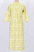 Cambric Cotton Kurta In Graphic Block Print