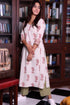 Cambric Cotton Kurta In Floral Block Print