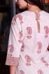 Cambric Cotton Kurta In Floral Block Print