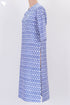 Cambric Cotton Kurta In Ikat Block Print