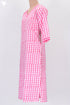 Cambric Cotton Kurta In Graphic Block Print