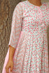 Mulmul Cotton Gathered Dress In Floral Print