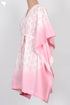 Cambric Cotton Poncho In Floral Block Print