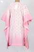Cambric Cotton Poncho In Floral Block Print