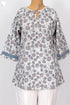 Cambric Cotton Baggy Top In Floral Print