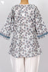 Cambric Cotton Baggy Top In Floral Print