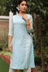 Mulmul Cotton Paneled Kurta In Floral Print