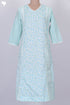 Mulmul Cotton Paneled Kurta In Floral Print