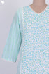 Mulmul Cotton Paneled Kurta In Floral Print