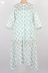 Cotton Overlay Kurta In Floral Block Print