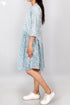 Cotton Frock In Floral Block Print