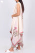 Mulmul Cotton Poncho In Floral Block Print