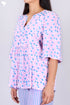 Rayon Pleated Top With Dotted Block Print