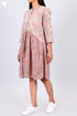 Cotton Frock In Floral Block Print