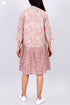 Cotton Frock In Floral Block Print