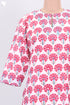 Cambric Cotton Kurta In Floral Block Print