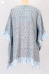 Mulmul Cotton Poncho TopIn Floral Block Print