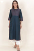40s Cotton Kurta With Embroidery