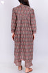 Cambric Cotton Kurta With Floral Print