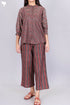 Cambric Cotton Pintucked Top With Floral Print