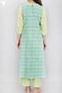 Mulmul Cotton Overlay Kurta Floral Block Print