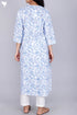Cambric Cotton Kurta In Floral Block Print