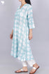 Mulmul Cotton Kurta In Graphic Block Print